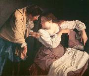 Orazio Gentileschi Martha tadelt ihre Schwester Maria oil on canvas